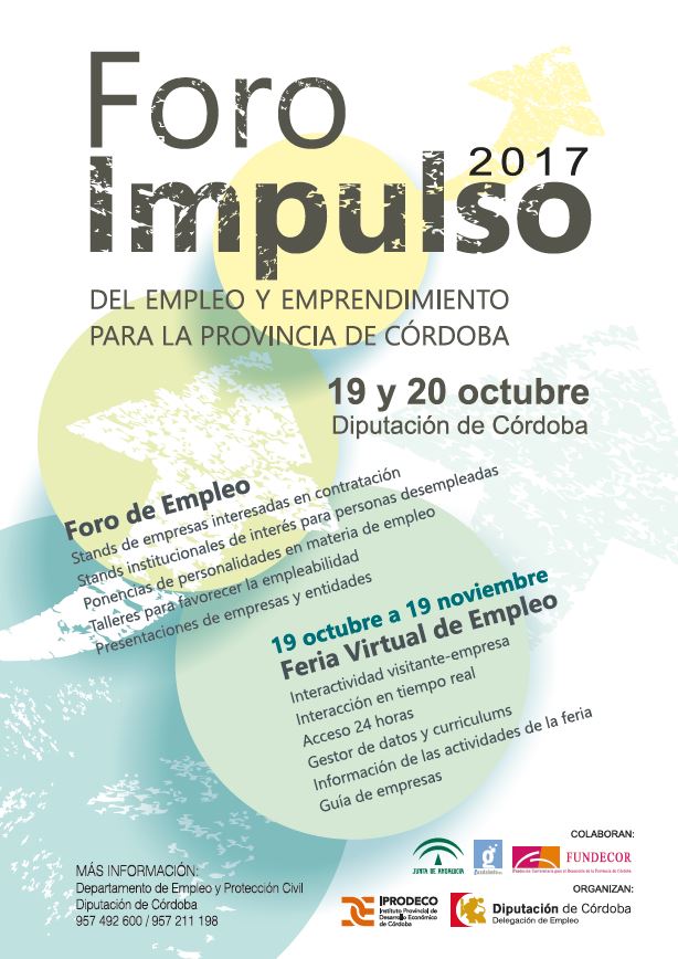 FORO IMPULSO DEL EMPLEO Y EMPRENDIMIENTO PARA LA PROVINCIA DE CÓRDOBA